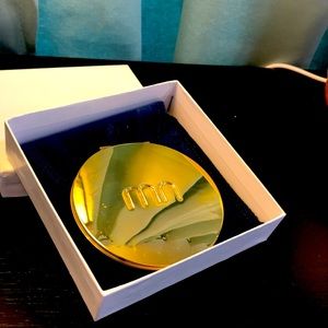 Antique compact mirror